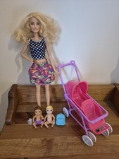 Barbie Mum With Stroller