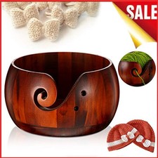 Yarn Bowl Handcrafted Wooden