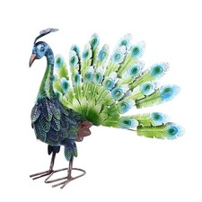 Metal Peacock Statue Easy DIY