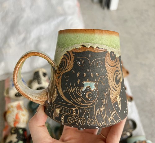 Pitch pine pottery - pine,