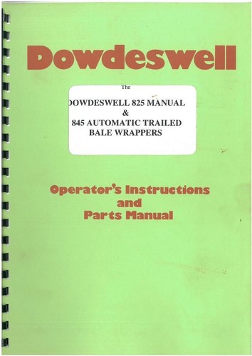 Dowdeswell 825 845 - dowdeswell,