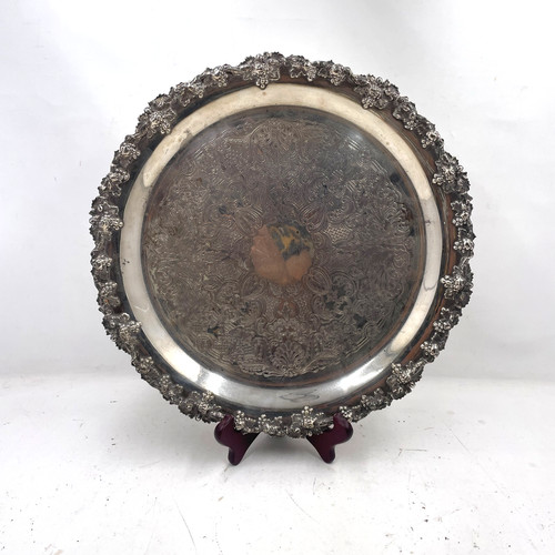 Silver plated tray - silver-plated, tray.