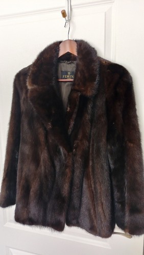 Genuine dark brown mink - genuine,
