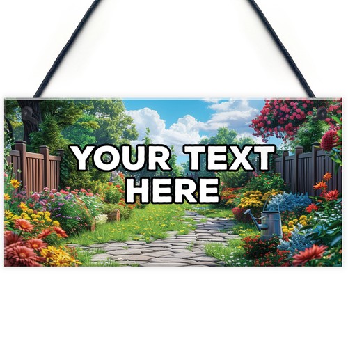 Personalised floral hanging - personalised,