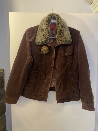 Monsoon y2k brown jacket with