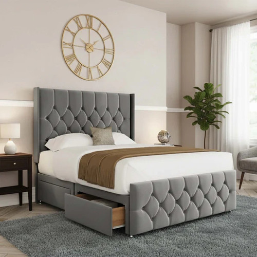 Chesterfield wings divan - divan, bed