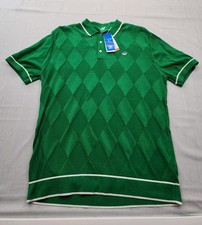 NEW adidas Originals Argyle Knit Golf Polo Mens Large Collegiate Green JC6761