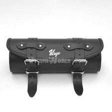 Sm) Yamaha VIRAGO XV125 250 xv700 xv750 1000, xv1100 Leather Pouch Tool Roll Bag