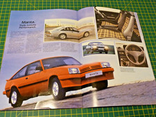 1984 Vauxhall-Opel Range Brochure- ASTRA, NOVA, MANTA, SENATOR, CAVALIER etc.