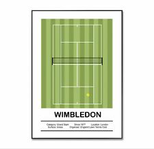 Wimbledon Tennis Poster