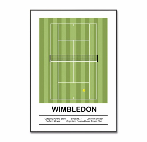 Wimbledon tennis poster - wimbledon,