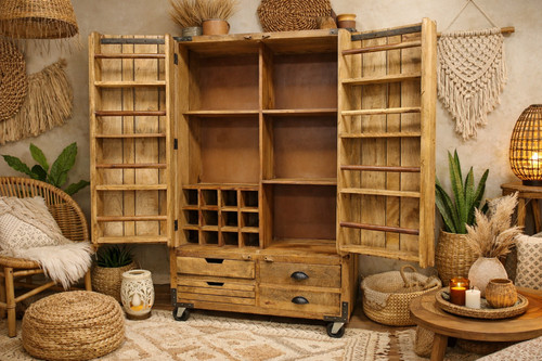 Large wood cabinet - large,