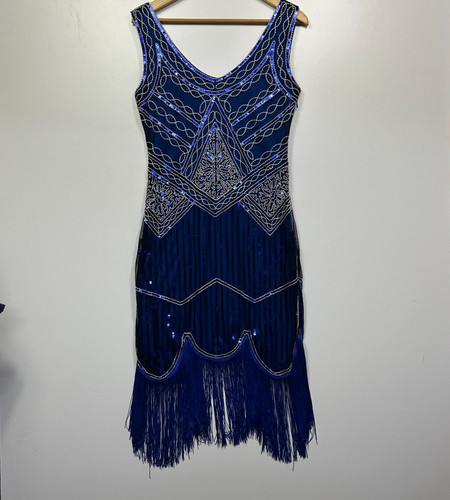 Great gatsby blue flapper - great,