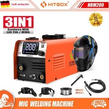 Hitbox Mig Mag Welder Lift Tig Welder Set for Beginners w/ Helmet DE