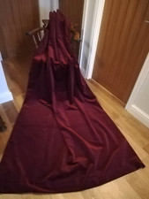 NEW Velvet Curtains Burgundy