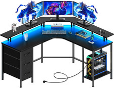 L-Shaped Gaming Desk, Corner