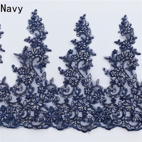 90cm lace trim embroidered - 90cm,