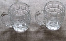 2 x DEMA Half Pint Clear Glass