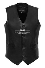 Men's Leather Party Waistcoat