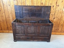 Antique Wooden Chest Blanket