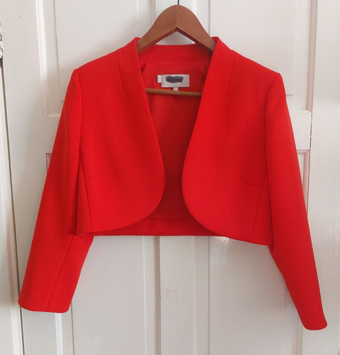 Hobbs red jacket cropped - jacket,
