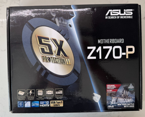 Asus z170 atx motherboard - z170-p,