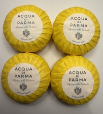 ☃️ACQUA DI PARMA COLONIA ROUND SOAPS🎄50g EACH 💝 4 PIECE SET  BARGAIN!!