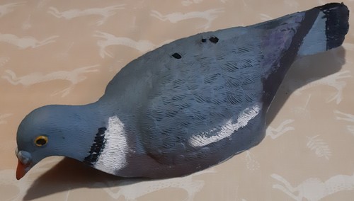Half body pigeon decoys - half,