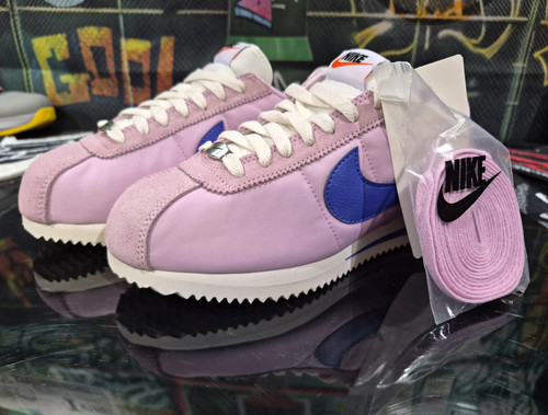 Nike cortez pink blue - cortez, white