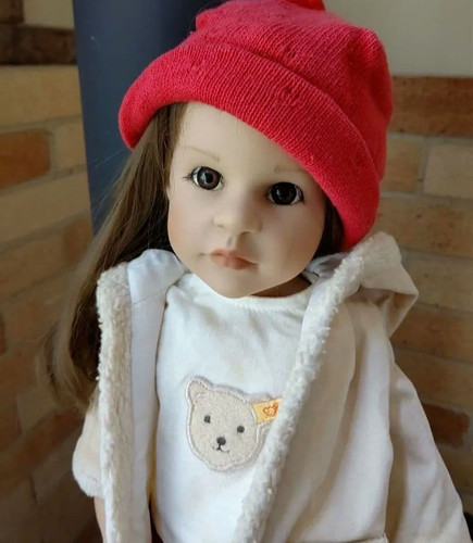 Gotz steiff nadja doll 48cm - doll,