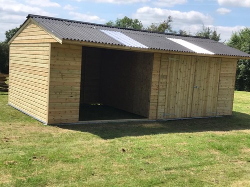 12ft 24ft field shelter - 12ft,