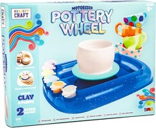 Children’s Pottery Wheel With Clay Tools & Paint Kids Craft Activity Toy