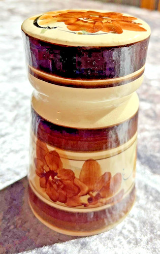 Vintage guernsey pottery flour - guernsey,