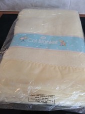Vintage 1985 Baby Cot Blanket