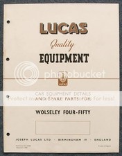 LUCAS WOLSELEY FOUR-FIFTY Car