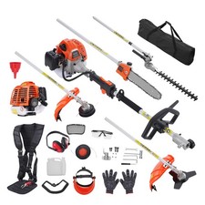 Uimoso 5-in-1 Multi-Functional Trimming Tools Gas Hedge Trimmer 26CC Weed Eater