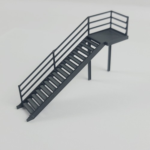 Model railway staircase - model,