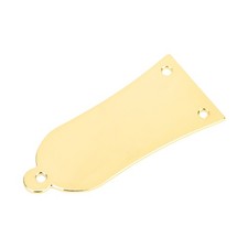 3 Holes Metal Truss Rod Cover With Screws Guitar Bass Replacement(Gold)