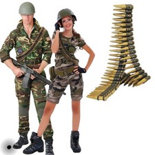 96 Piece Plastic Bullet Belt