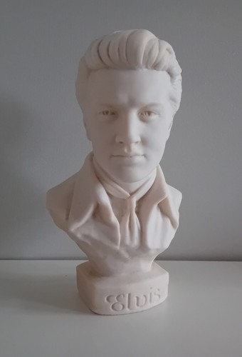 Vintage alabaster bust elvis - vintage,