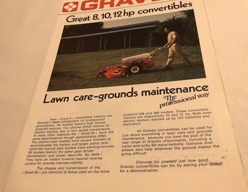 Gravely great 12 - gravely,