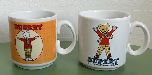 Two vintage rupert the bear - rupert,