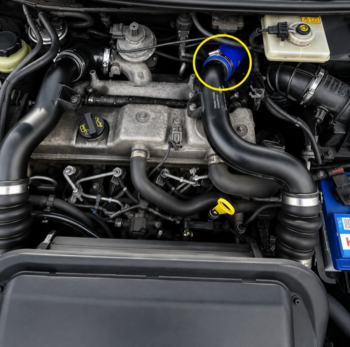 Silicone intercooler turbo - silicone,