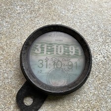  Vintage Vehicle Tax Disc