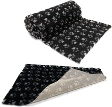 Black Grey Paws Vet Bedding