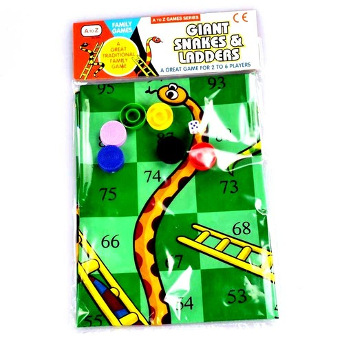 Giant snakes ladders game - giant,