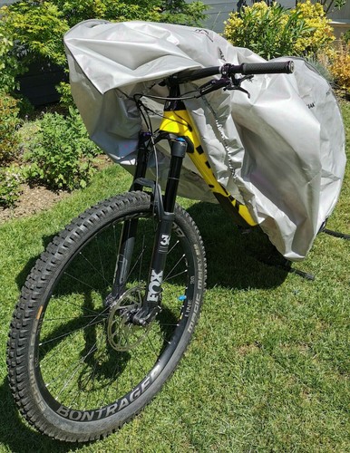 Full suspension bike - bike, cover