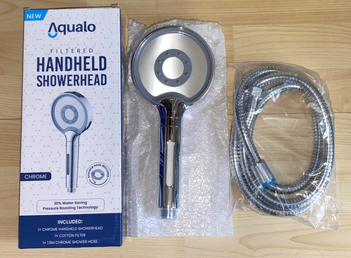 Aqualo shower head and hose - head,