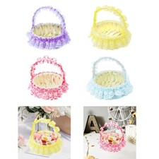 Wedding Flower Basket Flower Girl Basket for Party Banquet Celebrations