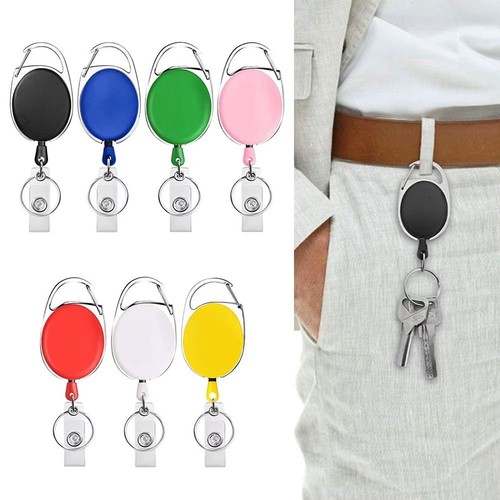 Retractable key chain card - key,
